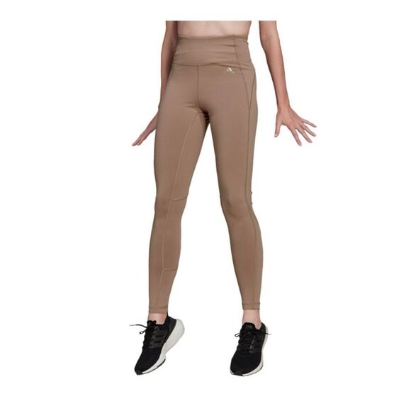Adidas Women's Training Apparel Tights - Chalky Brown Size S - Picture 1 of 3